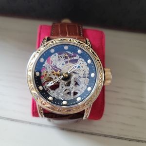 Invicta Vintage Mechanical Skeleton Mens Watch